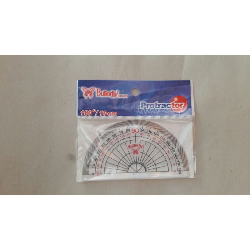 

Penggaris busur 180 derajat 10cm