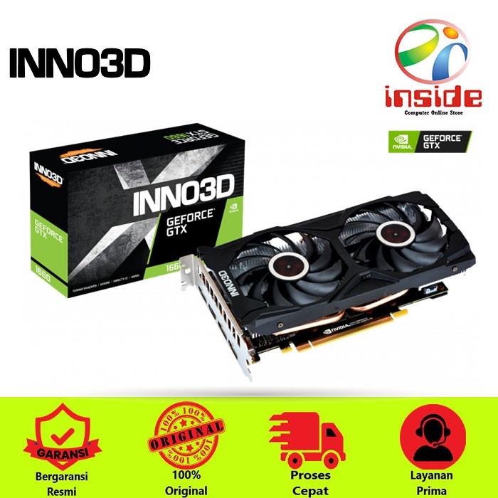 VGA INNO3D GeForce GTX 1660 Twin X2 6GB 192BIT GDDR5 Directx12