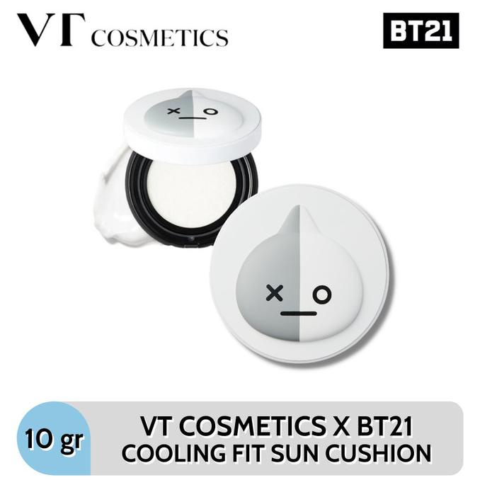 Vt Cosmetics X Bt21 Cooling Fit Sun Cushion Limited & Last Stock - Exp Date Des 21
