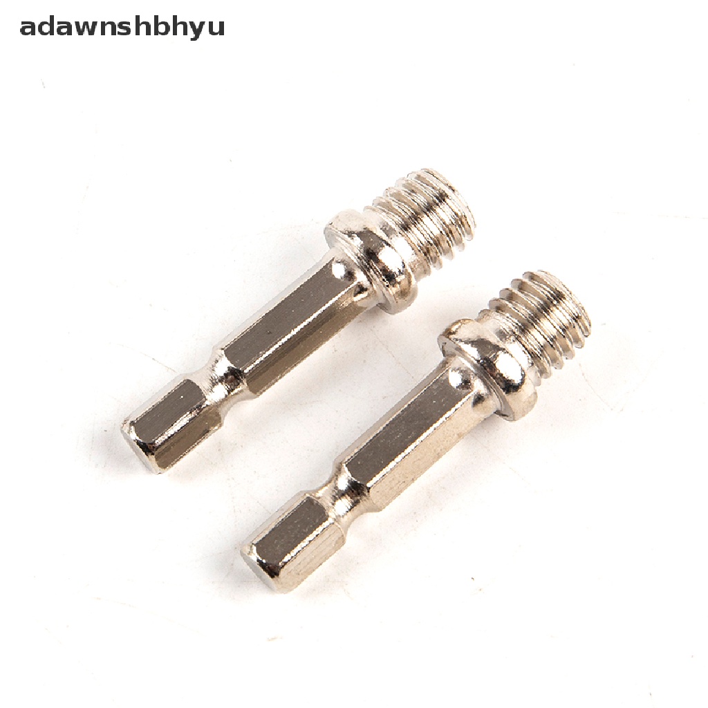 Adawnshbhyu 1Pc 1per4 Hexagon Connecting Rod Adapter Bor Chuck M10 Sambungan Disc Poles