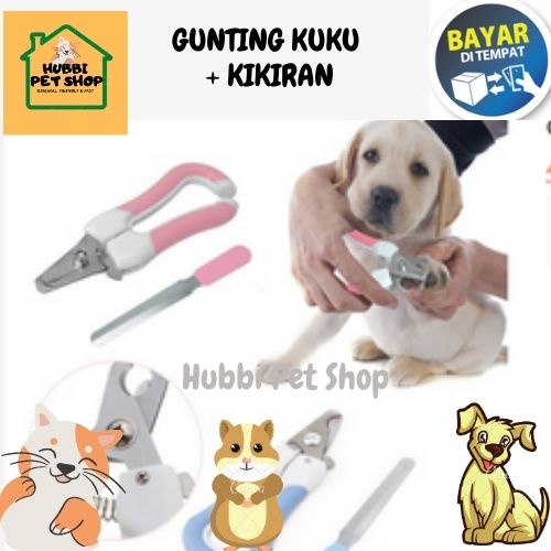 Gunting Kuku Kucing Anjing Gunting Kuku Hewan Pet Nail Clipper Stainless Steel