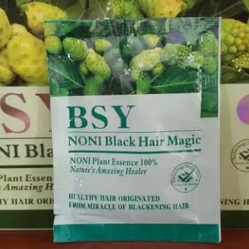 BSY NONI BLACK HAIR MAGIC - PENGHITAM RAMBUT ALAMI GOOD QUALITY PER BOX