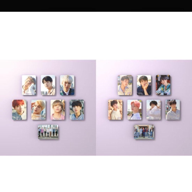 SHARING DICON JAPAN BEHIND BTS PHOTOCARD PC TAEHYUNG YOONGI JIMIN SEOKJIN JUNGKOOK JK V SUGA RM NAMJ