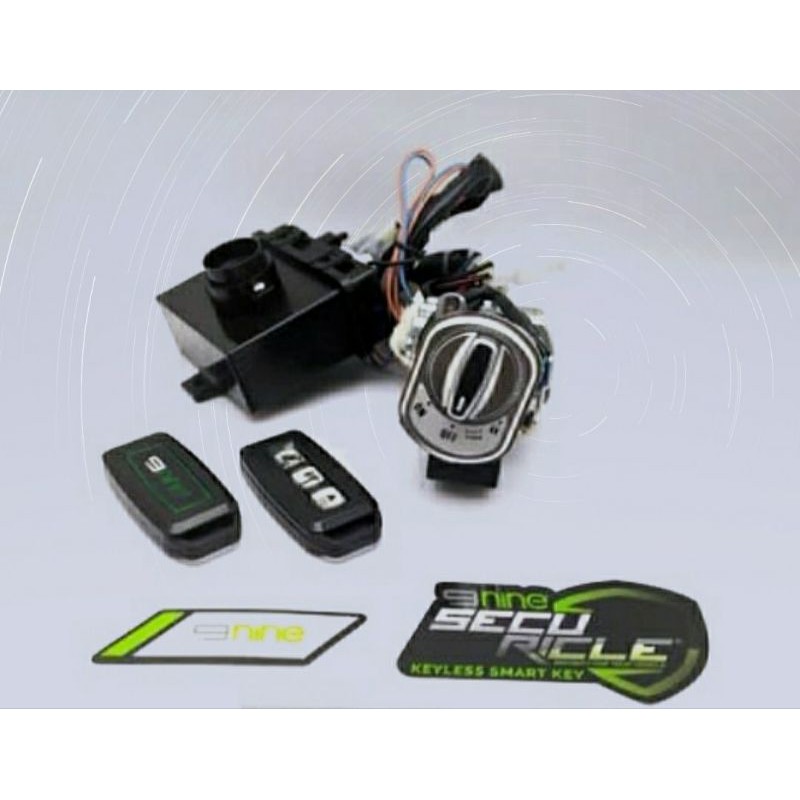 KUNCI KEYLES NINE SECURICLE MOTOR HONDA BEAT Esp, SUPRA125 ALARM SISTEM PLUG N PLAY