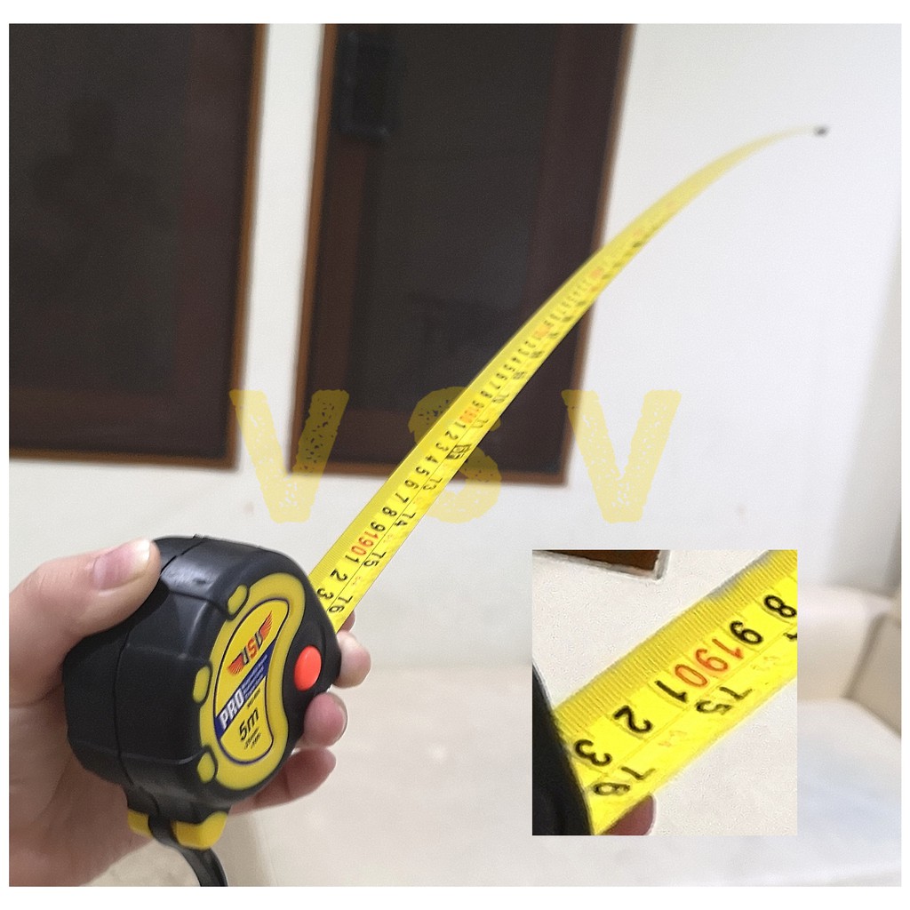 VSV measuring tape 5m, meteran 5m x25mm... KUALITAS NO 1