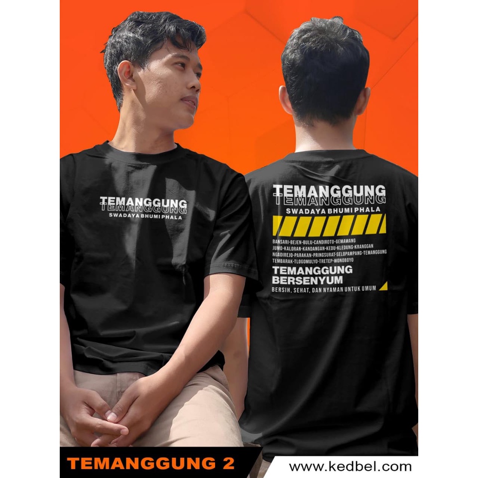 Kaos desain Temanggung Kota Tembakau, desain baru, kaos kece