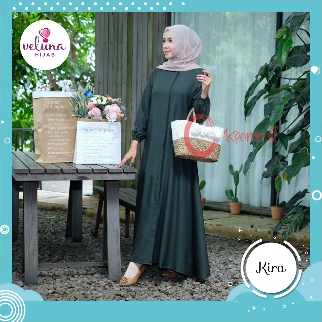GAMIS BRUKAT GAMIS PERNIKAHAN GAMIS PESTA GAMIS BROKAT Dress Pesta Dress Muslim Veluna Kira VL