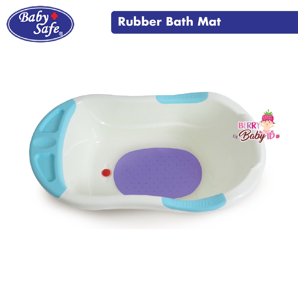 Baby Safe Rubber Bath Mat Karet Bak Mandi Bayi Alas Mandi Bayi 0m+ Berry Mart