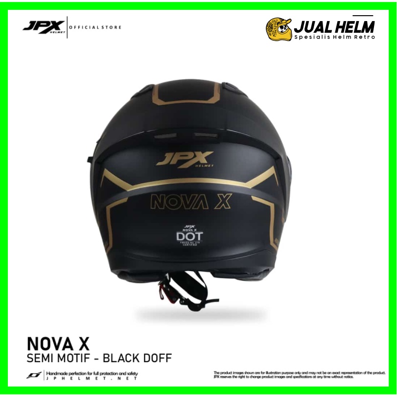 Helm JPX Nova X Semi Motif Black Dof