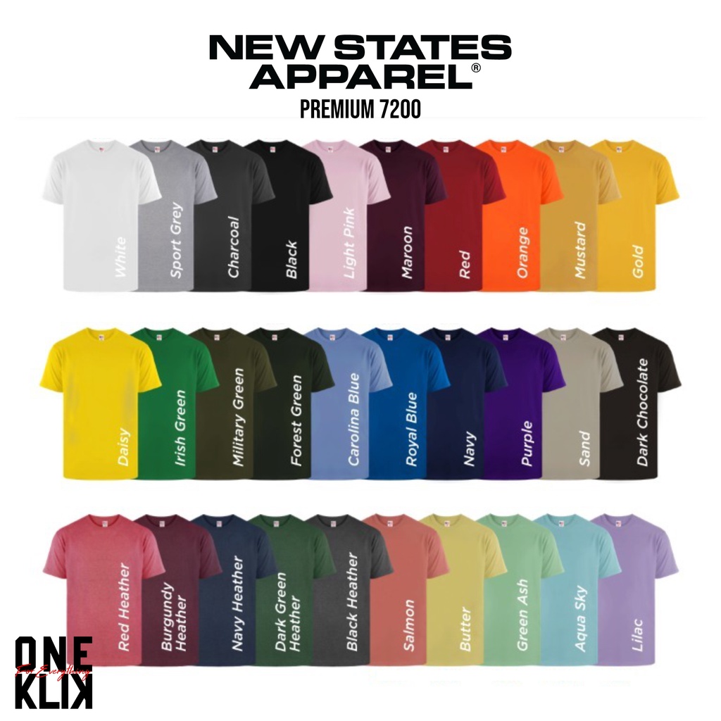 KAOS POLOS NEW STATES APPAREL PREMIUM 7200 24S