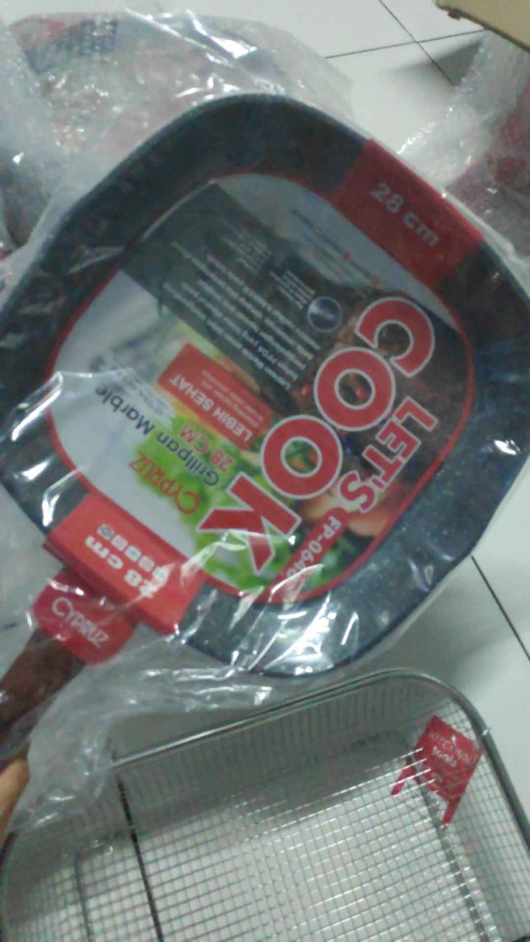 Cypruz - Fry Pan Induksi Marble Bbq 28cm Fp-0648