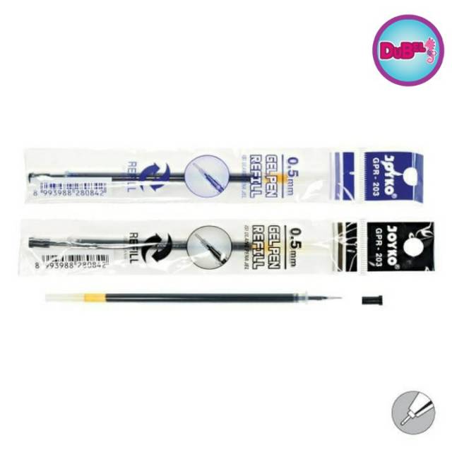 

Gel Pen Refill Joyko / Isi Ulang Pulpen GPR-203 Kepala Jarum / 0.5mm