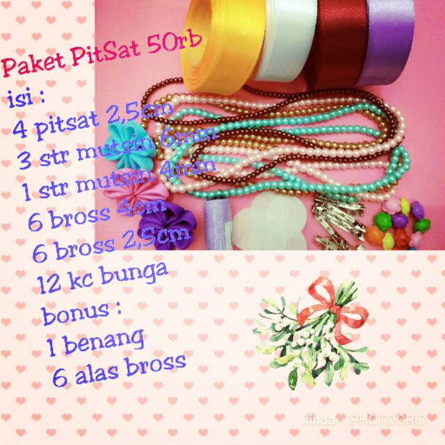 

Paket pita satin