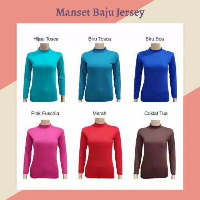 Bisa Bayar Di Tempat Kaos Manset Baju Jersey Polos Lengan Panjang Murah Adem Melar Shopee Indonesia