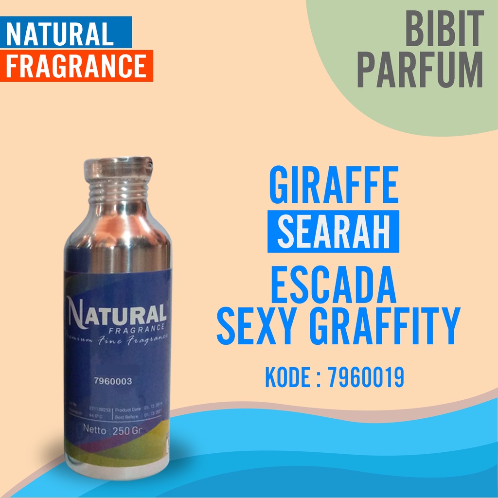 BIBIT PARFUM MURNI ESCADA SEXY GRAFITTY - GIRAFFE NATURAL FRAGRANCE KEMASAN 100ML