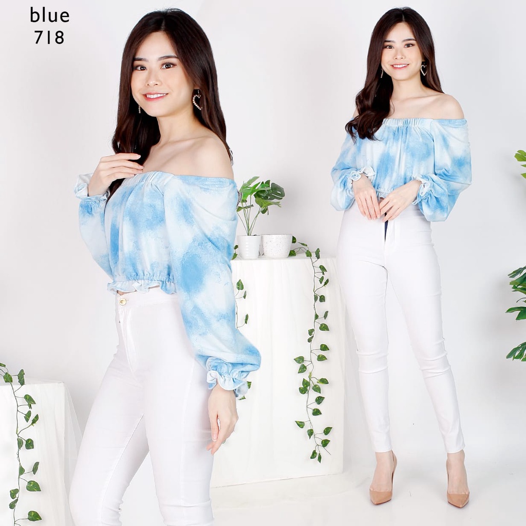 Atasan 718 Babyterry Premium Tiedye Soft Fashion Atasan