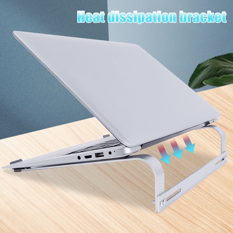 Bracket Stand Holder Laptop / Notebook Universal Portable Adjustable Bahan Aluminum Alloy