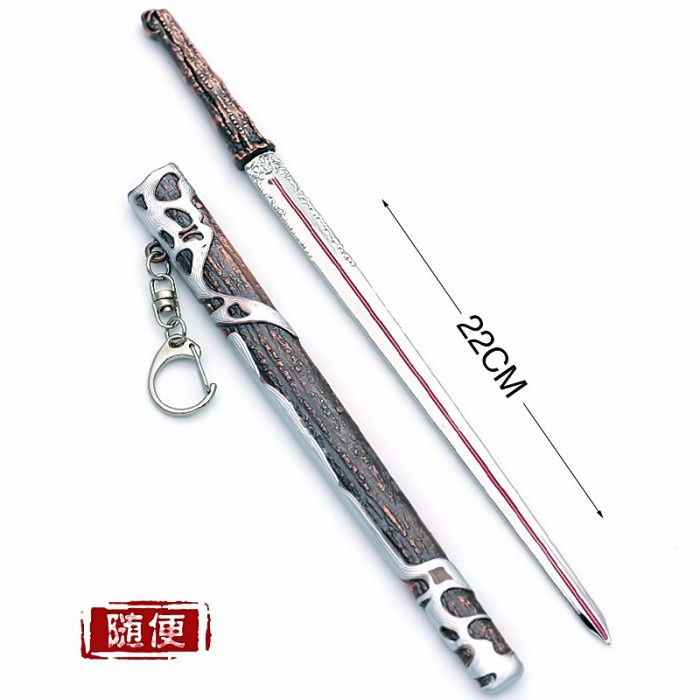 NEW Gantungan kunci keychain pedang 22 cm chen qing ling untamed suibian