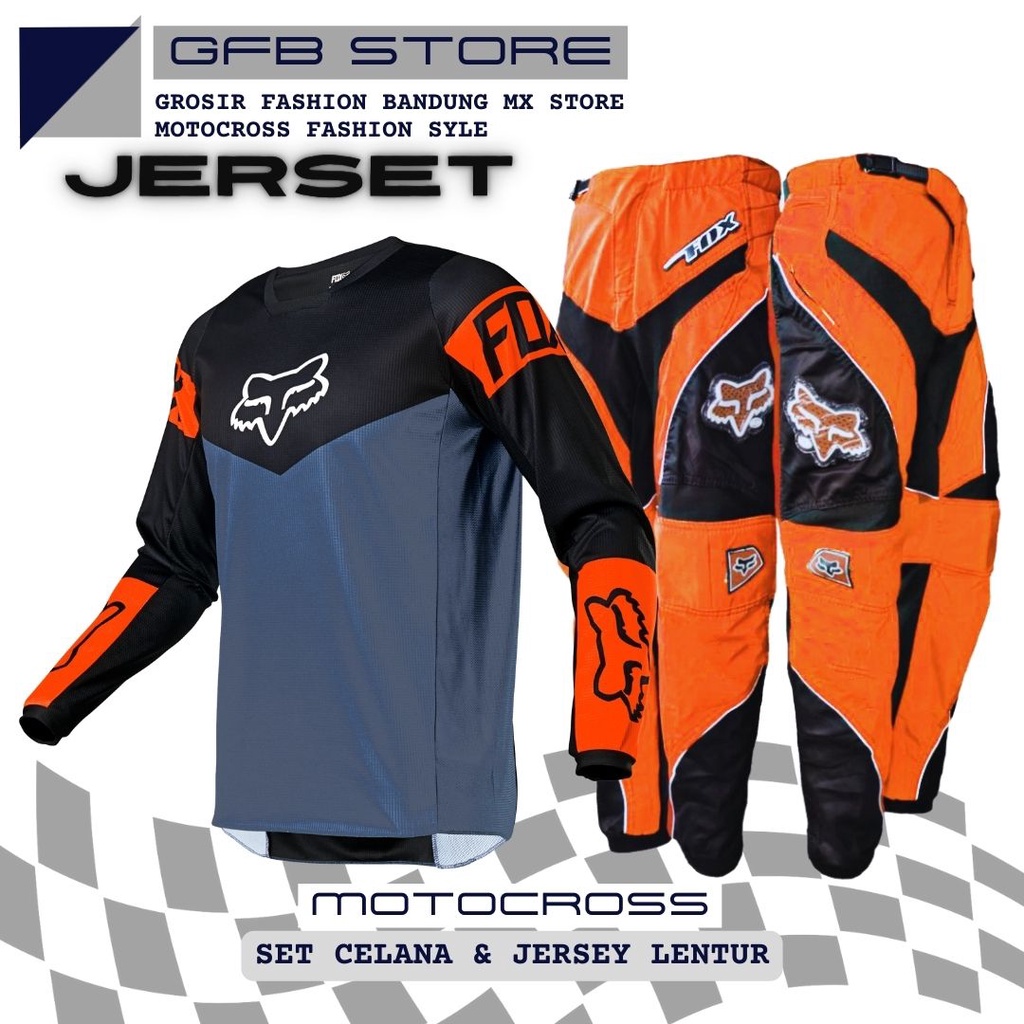 Jersey set pants motocross trail