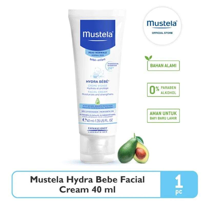 Mustela Hydra Bebe Facial Cream 40ml