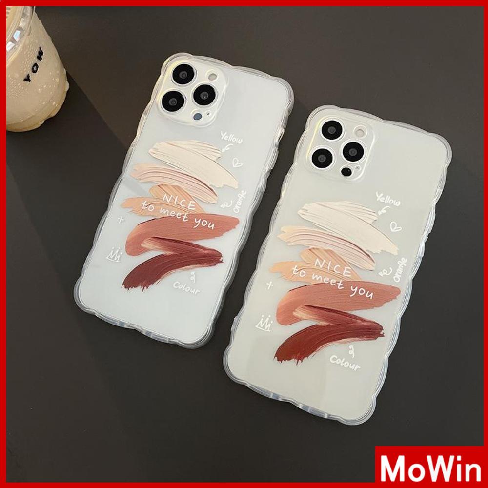 iPhone Case Silicone Soft Case Clear Case Wave Non-Slip Shockproof Camera Full Coverage Protection Paint Art For iPhone 13 Pro Max iPhone 12 Pro Max iPhone 11 iPhone 7 Plus