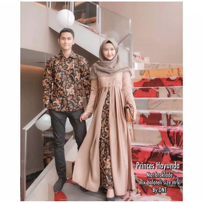HAYUNDA COUPLE / DRESS COUPLE / DRESS BROKAT /GAMIS COUPLE /PUSAT KEBAYA COUPLE /KEBAYA COUPLE MURAH