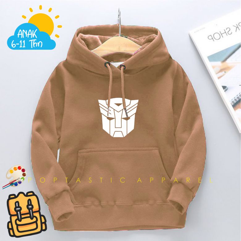 transformers - Jaket Distro Sweater Hoodie anak Laki-laki perempuan  FLEECE TEBAL