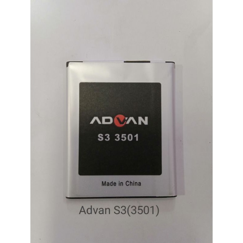 Baterai Advan S3 3501 . S3A . S3+ S3plus . S35A . S35D . S35E . S35G Batre batteray baterei bateray