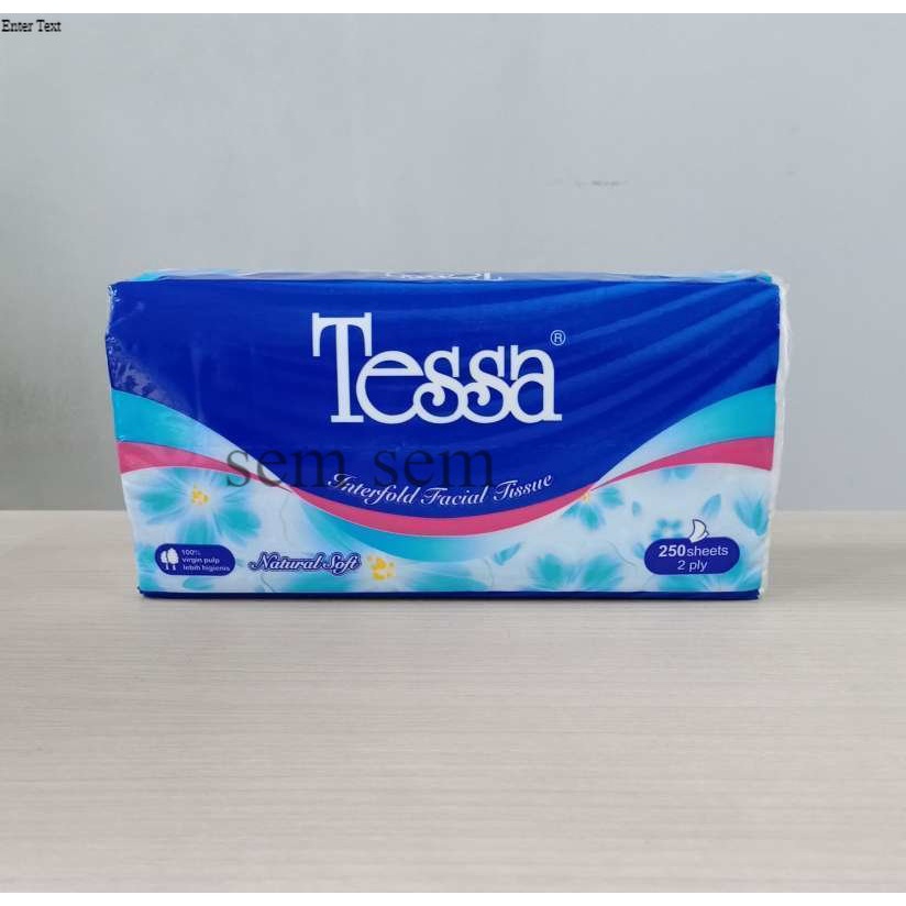 TISSUE TESSA 250 SHEETS - TISU TESSA 250S - TESSA FACIAL TISSUE 250 S