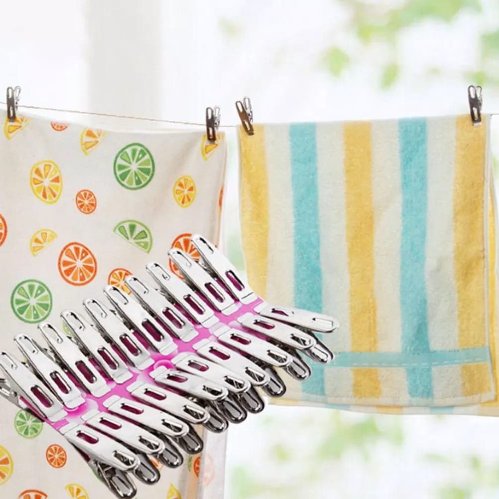 【GFY】 Jepitan Jemuran Stainless / Jepitan Jemuran Besi Baju Pakaian 【COD】