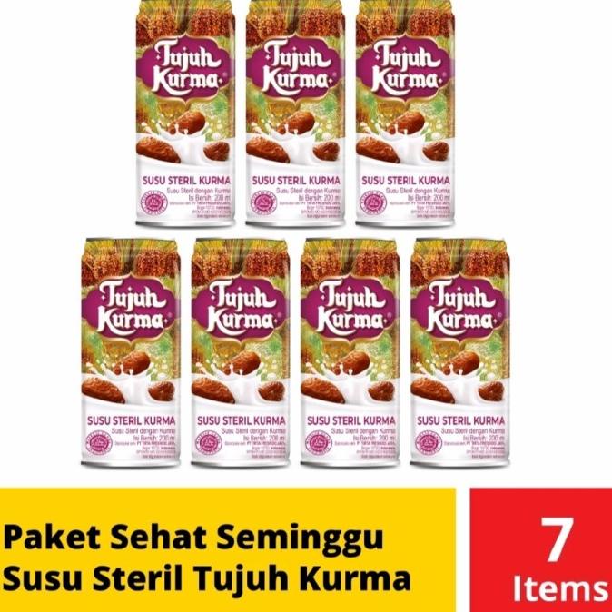 

[COD] Paket Sehat Seminggu Susu Steril Tujuh Kurma 7 Pcs [COD]