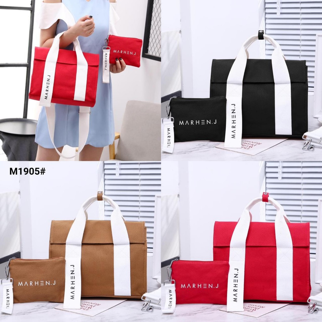 Tas Wanita ToteBag Canvas MJ - Tas Wanita TotteBag Canvas Impor Temurah