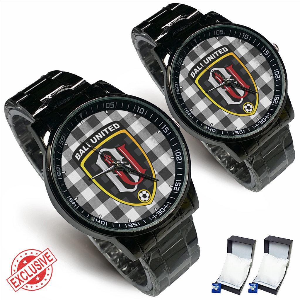 Jam Tangan Rantai Couple BALI UNITED FC (Nice)