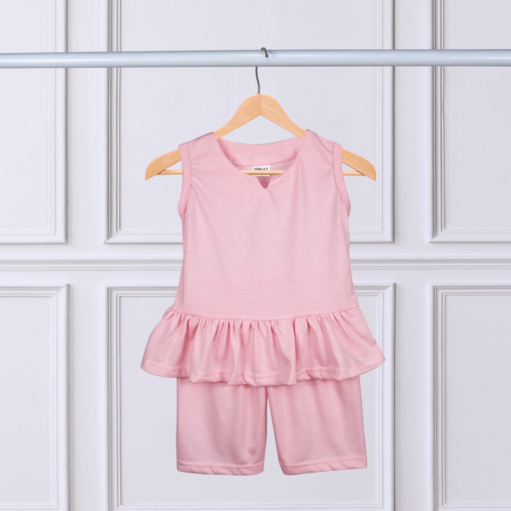 Owlet - setelan singlet anak perempuan/ set anak perempuan / setelan anak polos