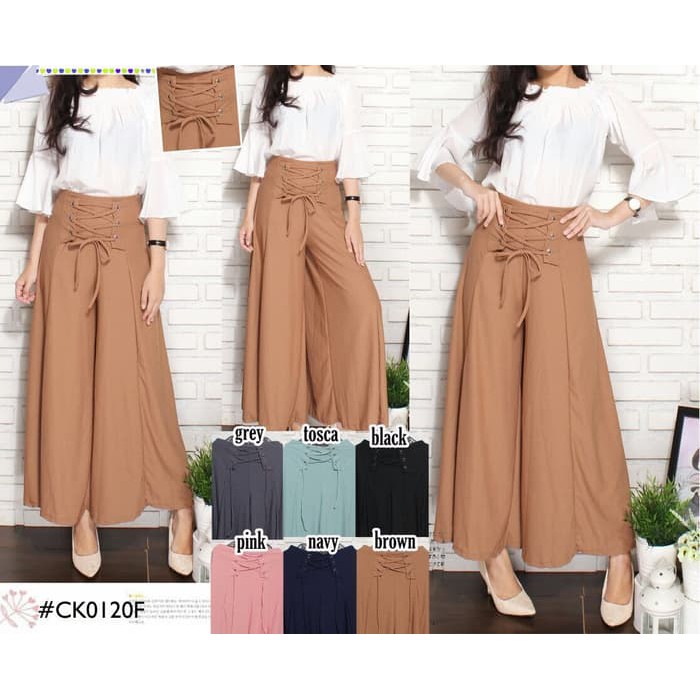 [IMPORT] Kulot Rok Muslimah Import | Kulot Rok Muslimah Modern - Navy