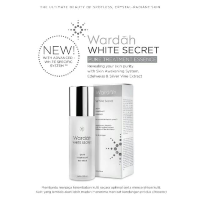 Wardah Crystal Secret Pure Treatment Essence 100ml | White Secret