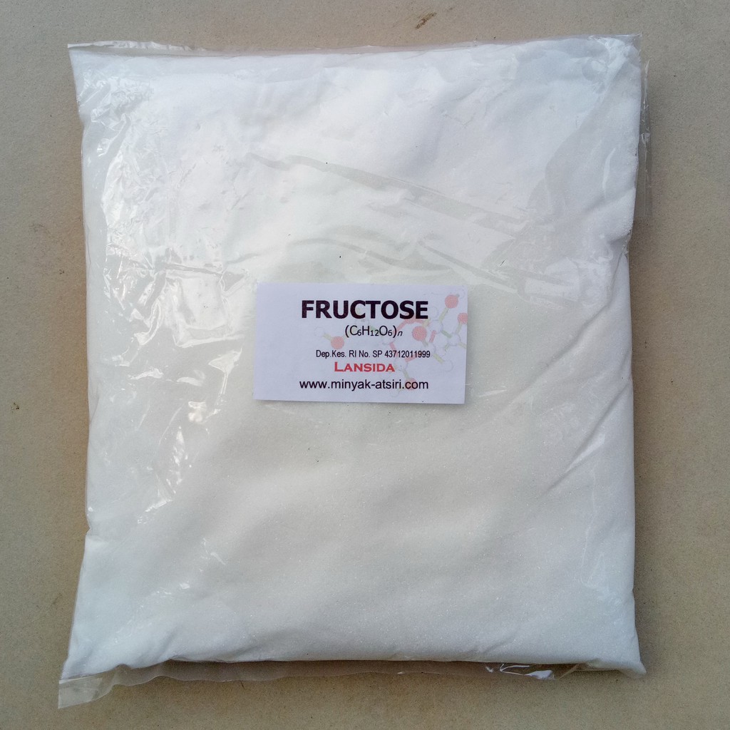 

Fructose Powder 500 g Bubuk Gula Fruktosa Serbuk Fructosa Kristal Gula Buah