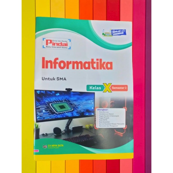 buku latihan soal LKS informatika kurikulum penggerak untuk SMA kelas 10 semester 2