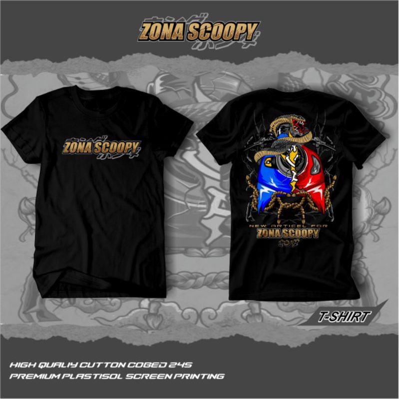 ZONA SCOOPY T-SHIRT SCOOPY MERCHANDISE KAOS SCOOPY