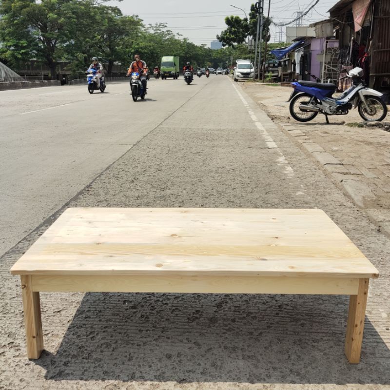 Meja Lesehan / Meja Makan / Meja Serbaguna / Meja Lesehan Kayu Jati Belanda