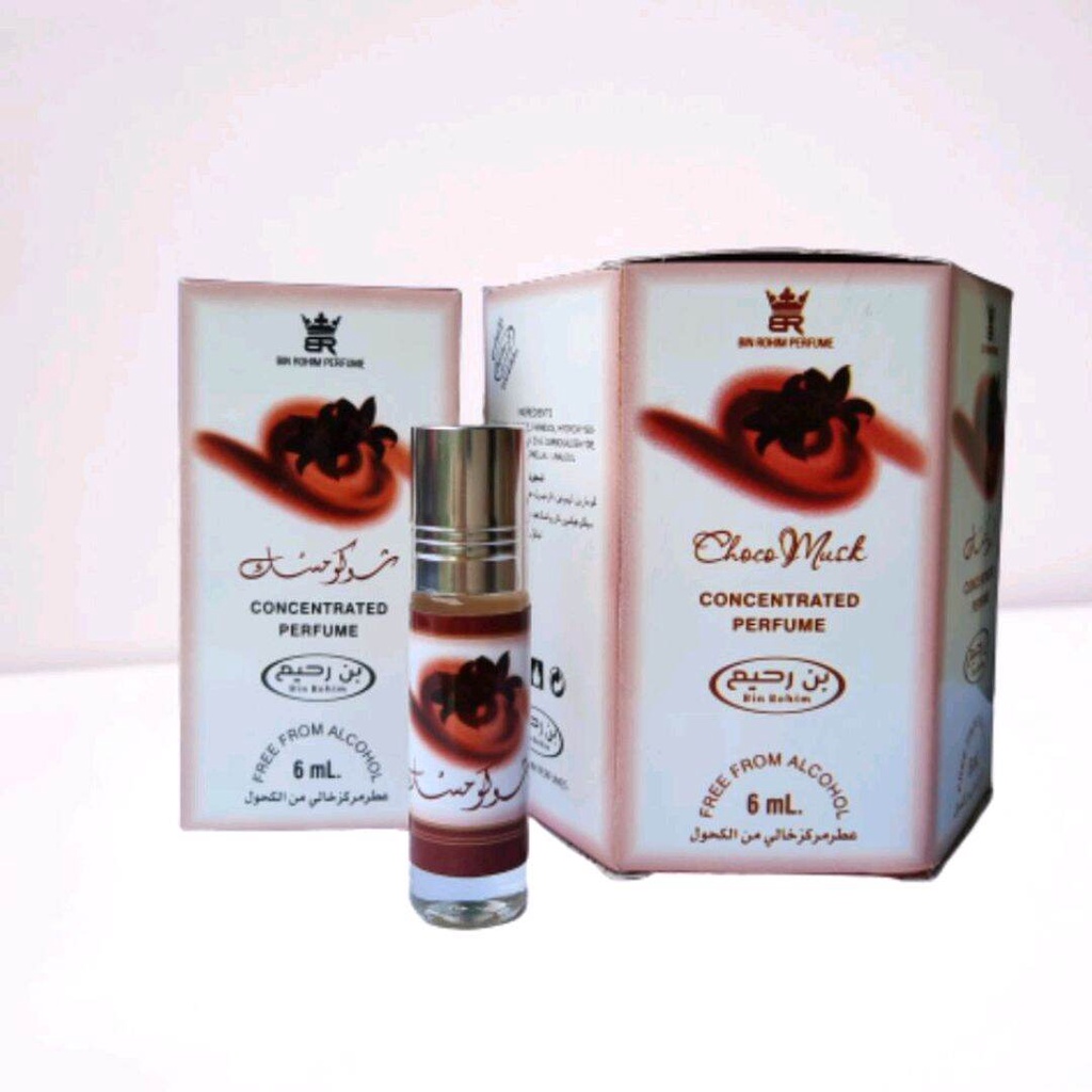 CHOCO MUSK Minyak Wangi Roll On Kemasan 6ml Non Alkohol