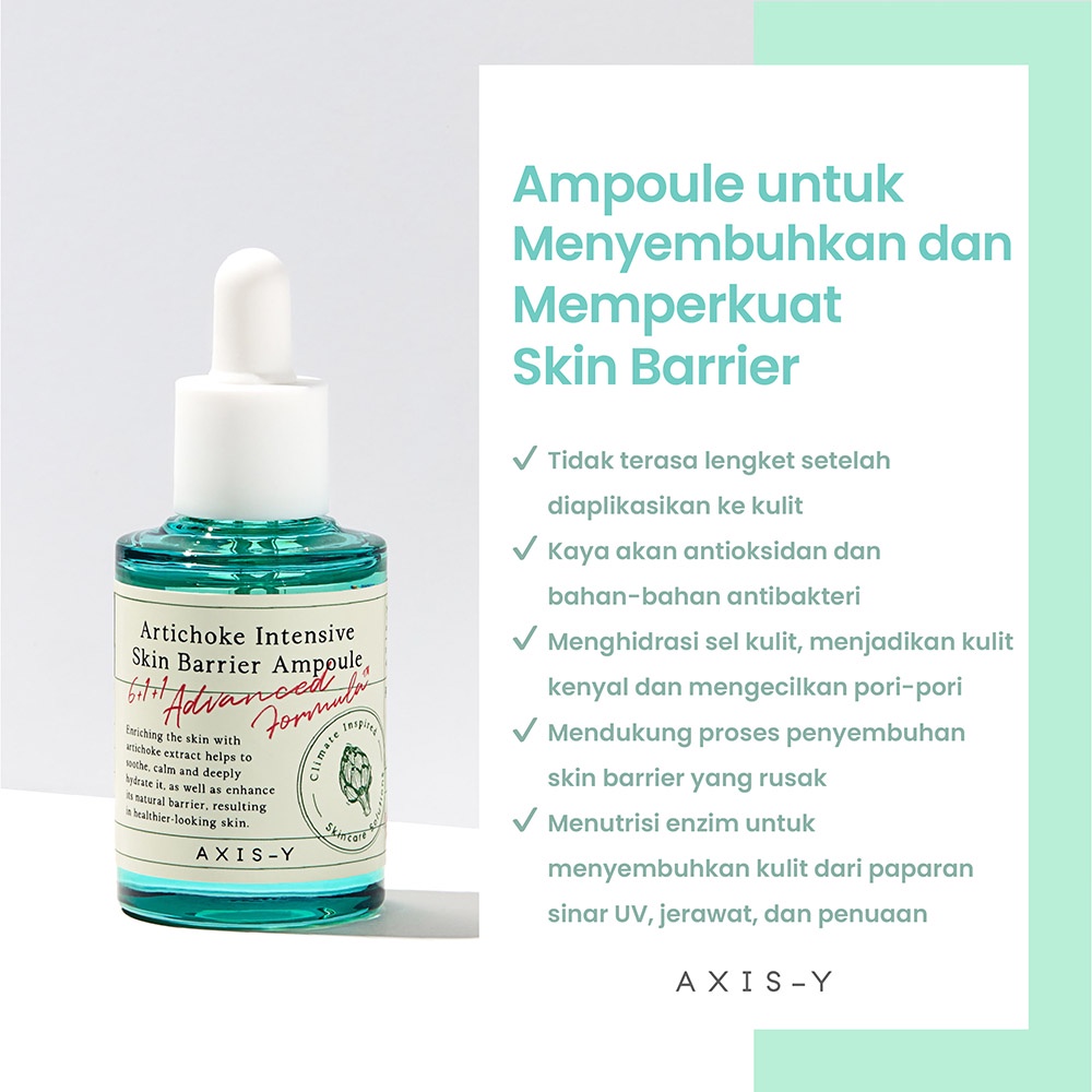 [Bundle 2in1] Axis-Y Sunday Morning Refreshing Cleansing Foam + Axis-Y Artichoke Intensive Skin Barrier Ampoule