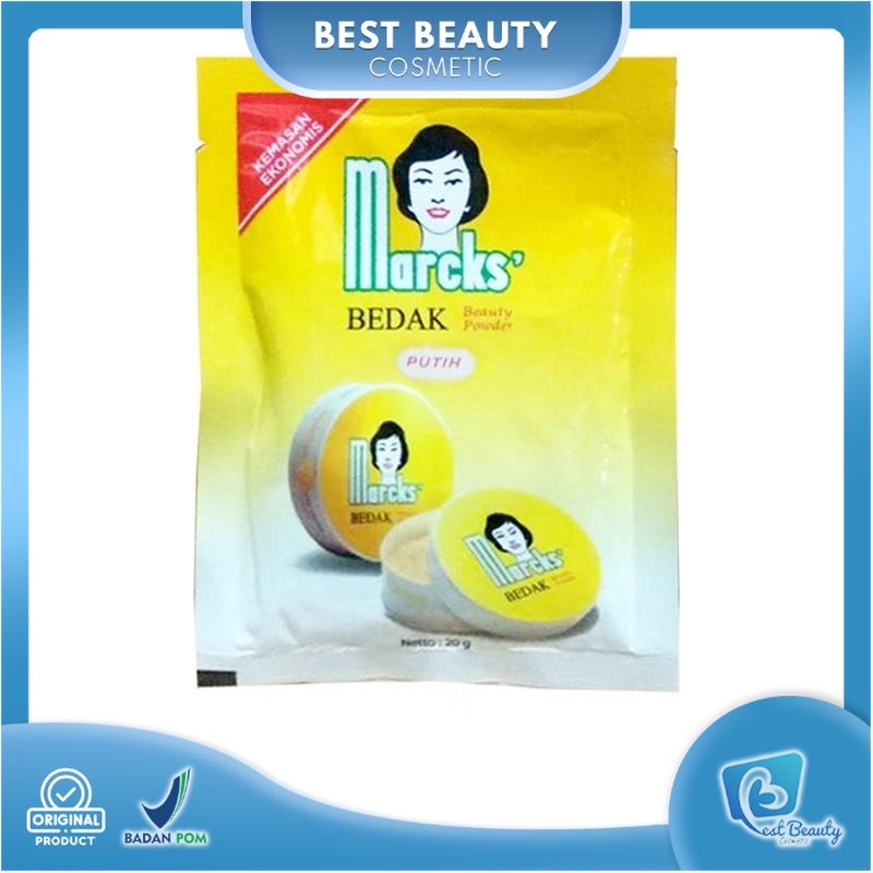 ★ BB ★  Marcks Bedak Tabur 20gr - Loose Powder - Marcks Beauty Powder - Sachet