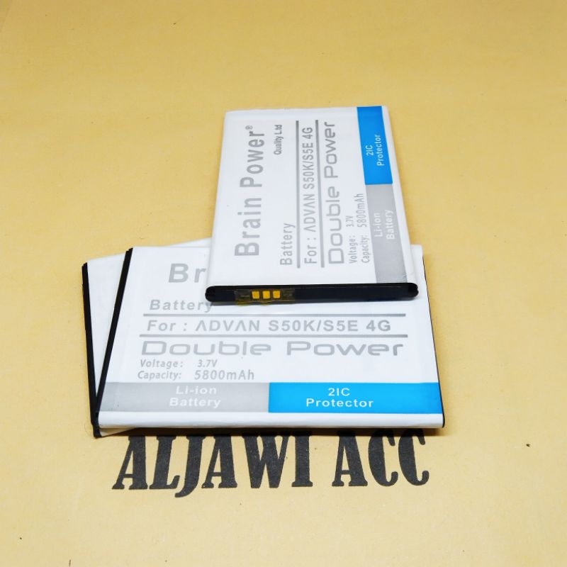 Baterai Batre Battery Advan S5E 4G / S50K Double Power Battery Hp