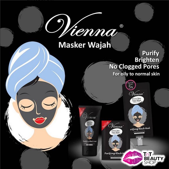 Image of VIENNA Face Spa Peel Off Mask Purifying Black Mud 15ml Sachet - 1 Sachet #7