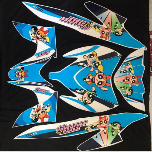 decal stiker vario 110 karbu dekal stiker variasi striping fullbody power puff