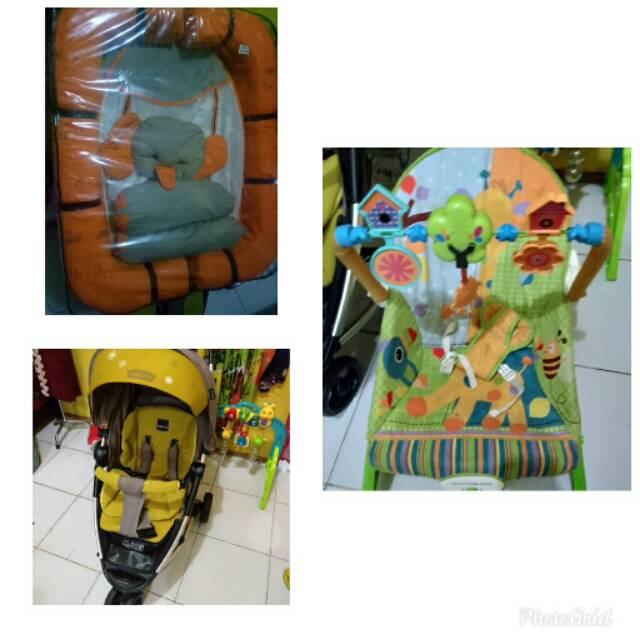 Stroller bouncher kasur bayi dialogue preloved