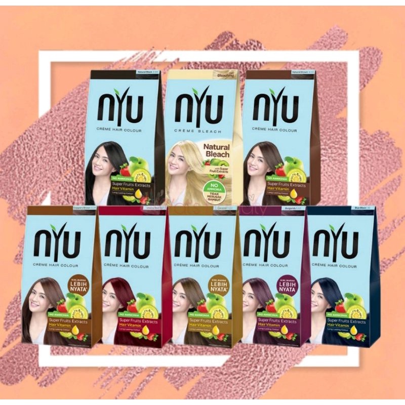 NYU colour hair cream Box