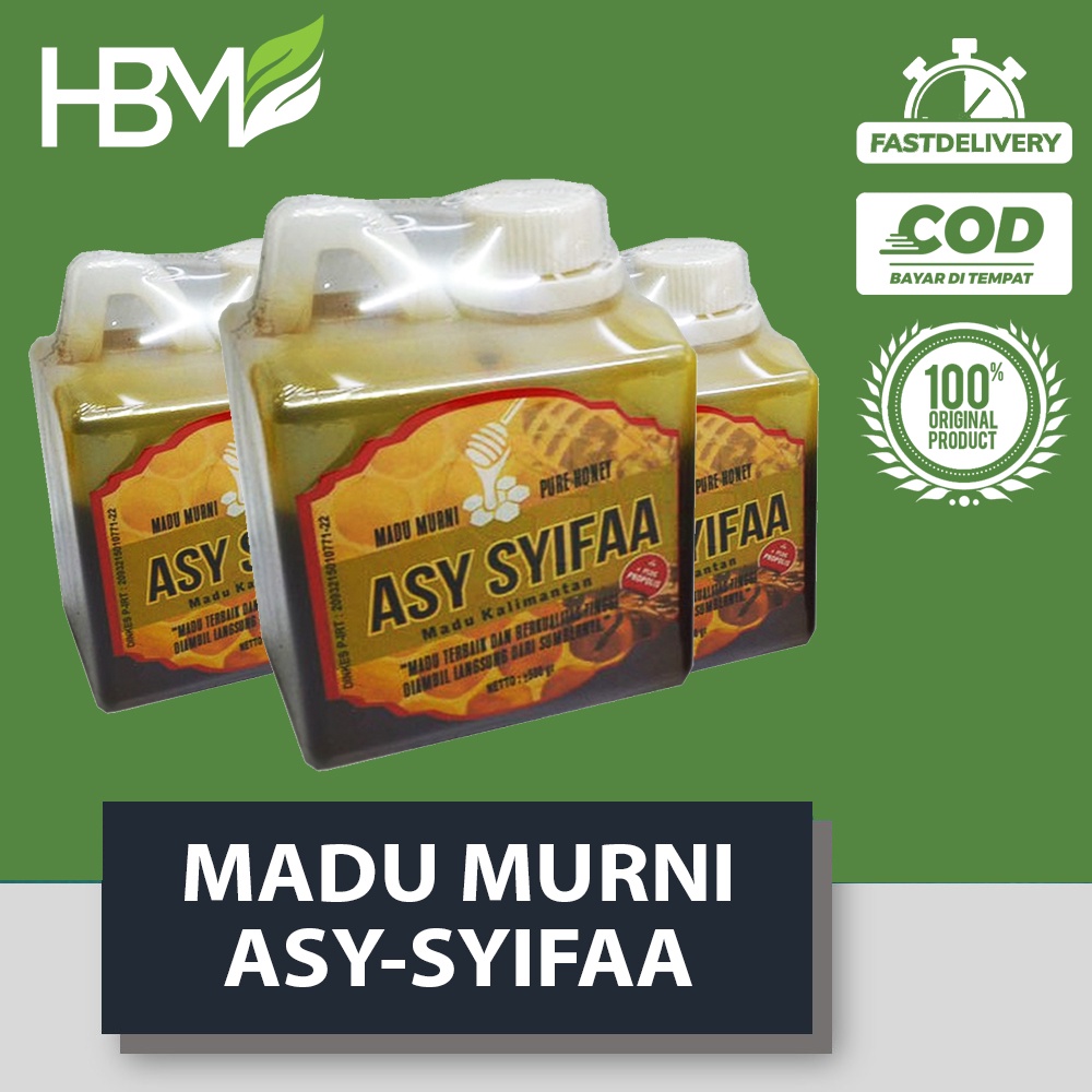 

MADU MURNI PURE HONEY ASY SYIFAA 500 GRAM |MADU KALIMANTAN ASYIFA