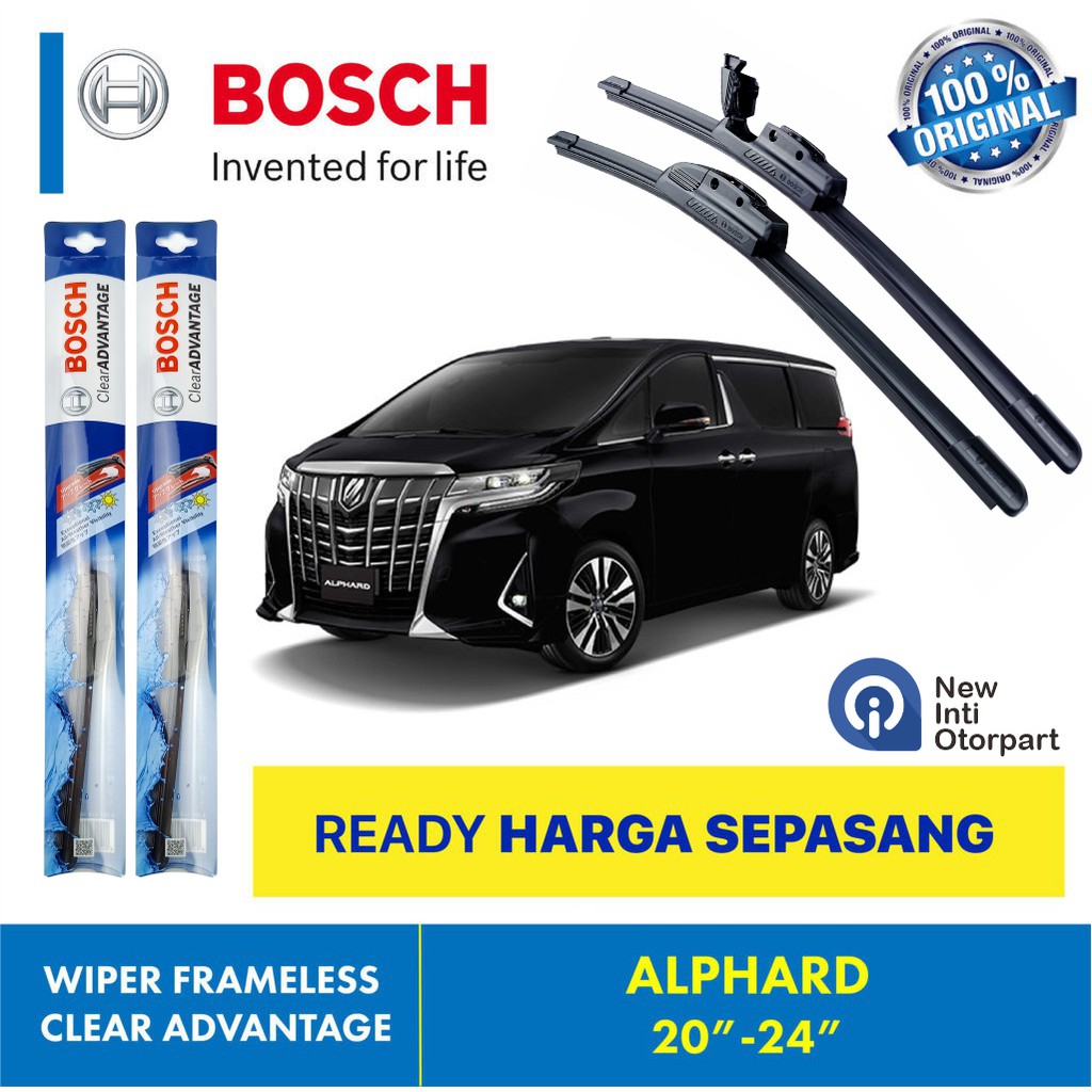 Wiper Blade Alphard BOSCH FRAMELESS (14" - 26")